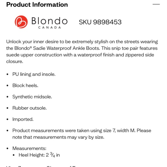 NEW $149 Blondo x Zappos Sadie suede waterproof ankle bootie women size 8.5, 10 - Picture 5 of 8